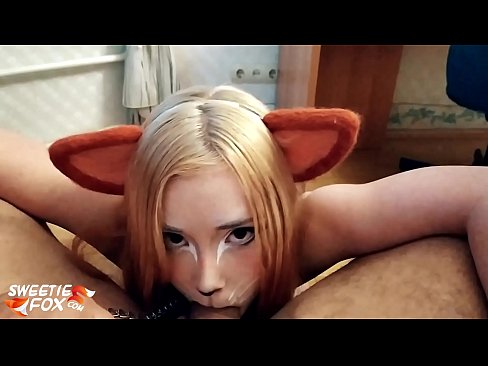 ❤️ Kitsune sluk piel en kom in haar mond ☑ Anale video by ons ❌❤
